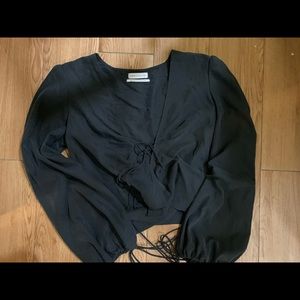 Urban Outfitter Black tie top